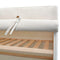vidaXL - Kledingkast - stof - en - grenenhout - 110x40x170 - cm