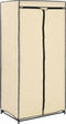vidaXL - Kledingkasten - 2 - st - 75x50x160 - cm - crème