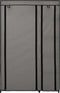 vidaXL - Kledingkasten - opvouwbaar - 2 - st - 110x45x175 - cm - stof - grijs