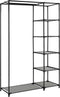 vidaXL - Kledingkasten - opvouwbaar - 2 - st - 110x45x175 - cm - stof - grijs