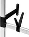 vidaXL - Kledingkastsysteem - met - stangen - en - schap - telescopisch - aluminium