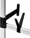 vidaXL - Kledingkastsysteem - met - stangen - en - schap - telescopisch - aluminium