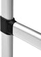 vidaXL - Kledingkastsysteem - met - stangen - telescopisch - aluminium