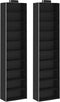 vidaXL - Kledingorganisers - hangend - 2 - st - met - 10 - schappen - stof