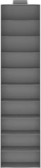 vidaXL - Kledingorganisers - hangend - 2 - st - met - 10 - schappen - stof