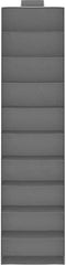 vidaXL - Kledingorganisers - hangend - 2 - st - met - 10 - schappen - stof