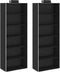 vidaXL - Kledingorganisers - hangend - 2 - st - met - 6 - schappen - stof