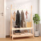 vidaXL - Kledingrek - 100x45,5x150 - cm - massief - grenenhout