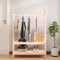 vidaXL - Kledingrek - 100x45,5x150 - cm - massief - grenenhout