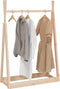 vidaXL - Kledingrek - 100x45x150 - cm - massief - grenenhout