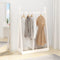 vidaXL - Kledingrek - 100x45x150 - cm - massief - grenenhout - wit