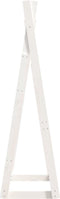 vidaXL - Kledingrek - 100x45x150 - cm - massief - grenenhout - wit