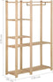 vidaXL - Kledingrek - 110x38x170 - cm - massief - grenenhout
