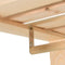 vidaXL - Kledingrek - 110x38x170 - cm - massief - grenenhout