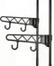 vidaXL - Kledingrek - 55x28,5x175 - cm - staal - en - ongeweven - stof - zwart