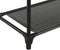 vidaXL - Kledingrek - 55x28,5x175 - cm - staal - en - ongeweven - stof - zwart