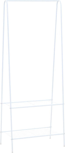 vidaXL - Kledingrek - 59x35x150 - cm - wit