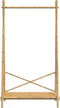 vidaXL - Kledingrek - met - schap - 102x50x190 - cm - bamboe