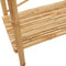 vidaXL - Kledingrek - met - schap - 102x50x190 - cm - bamboe