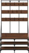 vidaXL - Kledingrek - met - schoenenrek - 100x40x184 - cm - bruin - eikenkleur