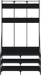 vidaXL - Kledingrek - met - schoenenrek - 100x40x184 - cm - zwart