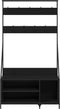 vidaXL - Kledingrek - met - schoenenrek - 100x41x184 - cm - zwart