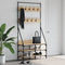 vidaXL - Kledingrek - met - schoenenrek - 90x34x184 - cm - sonoma - eikenkleurig
