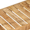 vidaXL - Kledingrek - met - wieltjes - 90x35x190 - cm - massief - mangohout - en - ijzer