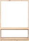 vidaXL - Kledingrek - schoenenkast - 113x40x157,5 - cm - grenenhout - honingbruin