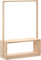 vidaXL - Kledingrek - schoenenkast - 113x40x157,5 - cm - grenenhout - honingbruin