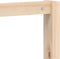 vidaXL - Kledingrek - schoenenkast - 113x40x157,5 - cm - grenenhout - honingbruin