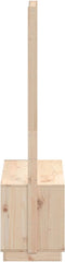 vidaXL - Kledingrek - schoenenkast - 113x40x157,5 - cm - grenenhout - honingbruin