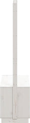 vidaXL - Kledingrek - schoenenkast - 113x40x157,5 - cm - massief - grenenhout - wit
