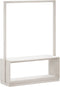 vidaXL - Kledingrek - schoenenkast - 113x40x157,5 - cm - massief - grenenhout - wit