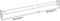 vidaXL - Kledingroedes - 4 - st - telescopisch - 58-100 - cm - zilverkleurig