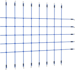 vidaXL - Klimnet - 200x150 - cm - blauw