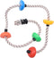 vidaXL - Klimtouw - met - schijven - 200 - cm