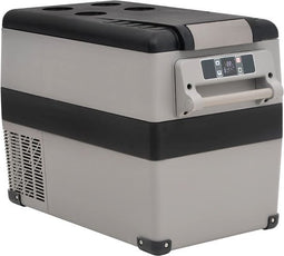 vidaXL - Koelbox - met - handvat - 45 - L - PP - & - PE - zwart - en - wit