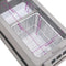 vidaXL - Koelbox - met - handvat - 45 - L - PP - & - PE - zwart - en - wit