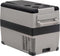 vidaXL - Koelbox - met - handvat - 45 - L - PP - & - PE - zwart - en - wit