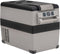 vidaXL - Koelbox - met - handvat - 55 - L - PP - & - PE - zwart - en - grijs
