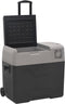 vidaXL - Koelbox - met - wielen - en - handvat - 40 - L - polypropeen - zwart - en - grijs