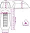 vidaXL - Koepeltent - 1-persoons - waterdicht - blauw