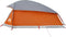 vidaXL - Koepeltent - 1-persoons - waterdicht - grijs - en - oranje