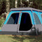 vidaXL - Koepeltent - 10-persoons - snelontgrendeling - blauw