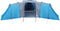 vidaXL - Koepeltent - 12-persoons - waterdicht - blauw
