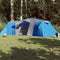 vidaXL - Koepeltent - 12-persoons - waterdicht - blauw