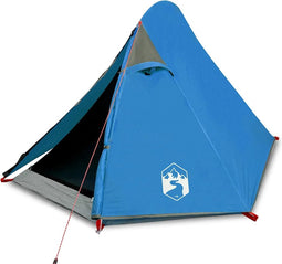 vidaXL - Koepeltent - 2-persoons - waterdicht - blauw