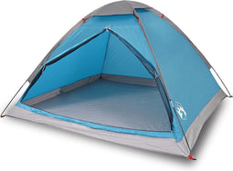 vidaXL - Koepeltent - 2-persoons - waterdicht - blauw