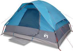 vidaXL - Koepeltent - 2-persoons - waterdicht - blauw